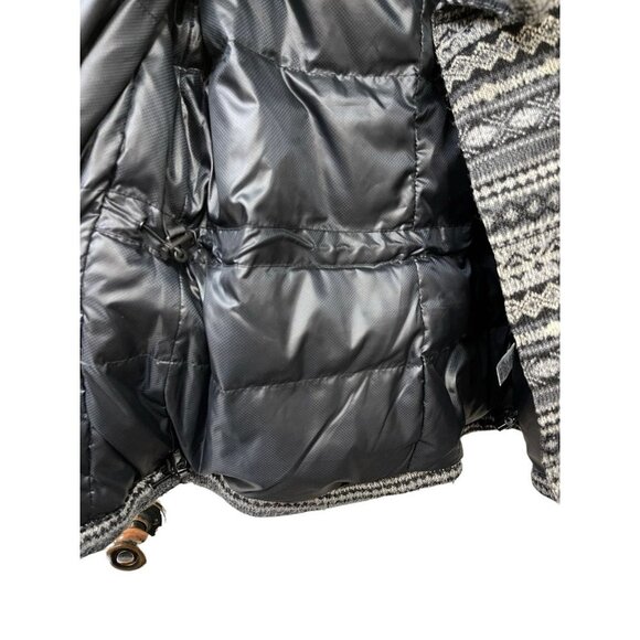 ATHLETA Nordic Down About Fair Isle Gray Goose Down Puffer Vest XS - Picture 9 of 11